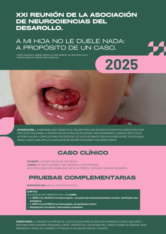 P.03. A mi hija no le duele nada: a propósito de un caso.